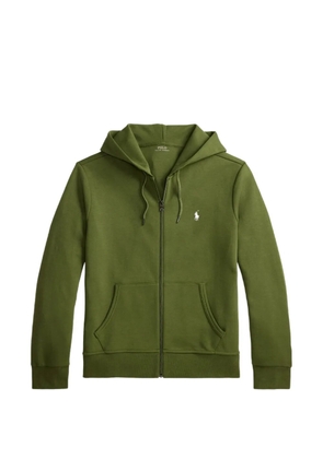 Polo Ralph Lauren zip-up logo-embroidered sweater - Green