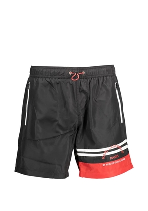 Karl Lagerfeld colourblock drawstring swim shorts - Black