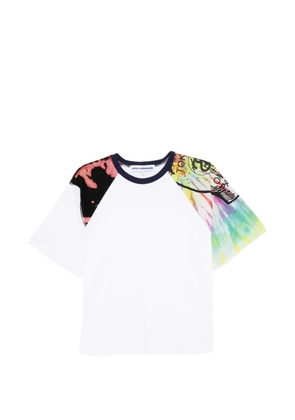 Stain Shade tie-dye T-shirt - White