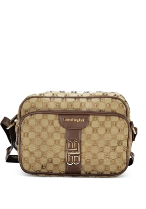 Laura Biagiotti monogram-pattern logo-plaque shoulder bag - Neutrals