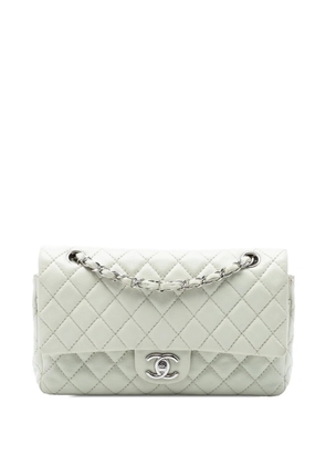 CHANEL Pre-Owned 2008-2009 Medium Classic Caviar Double Flap shoulder bag - White