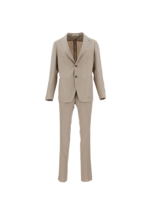 Tagliatore Montecarlo linen suit - Grey