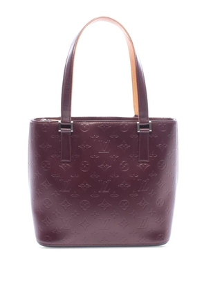 Louis Vuitton Pre-Owned 2002 Monogram Mat Stockton tote bag - Red