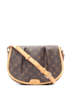 Louis Vuitton Pre-Owned 2012 PM Menilmontant monogram-pattern shoulder bag - Brown