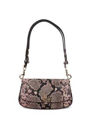 Tory Burch Kira snakeskin-print shoulder bag - Pink