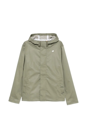 K-Way Jacko hooded logo-patch jacket - Green