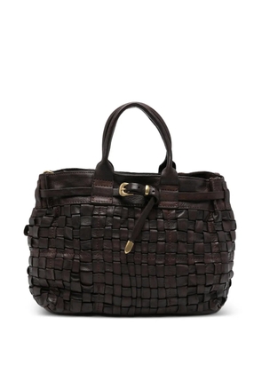 Campomaggi Penelope leather tote bag - Brown