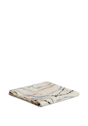 Tommy Hilfiger rope-print scarf - Neutrals