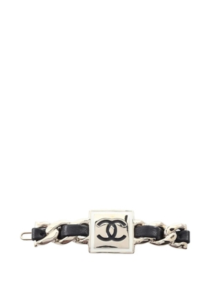 CHANEL Pre-Owned 1986-1988 Coco Mark Barrett hair clip - Gold