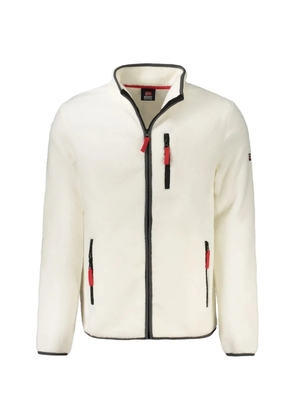 NORWAY 1963 logo-appliqué fleece-texture sweatshirt - Neutrals