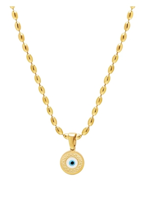 Nialaya Jewelry evil-eye beaded necklace - Gold