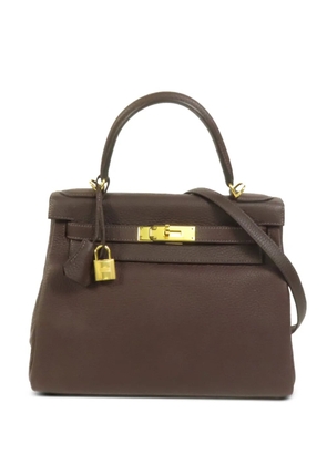 Hermès Pre-Owned 2021 Kelly 28 Togo tote bag - Brown