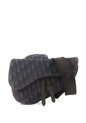 Christian Dior Pre-Owned Saddle canvas bag - Blue