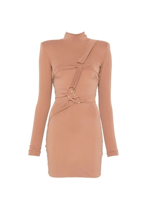 MITILIANE COUTURE draped mini dress - Neutrals