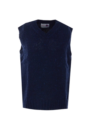 Howlin' Cosmic V-neck knitted vest - Blue