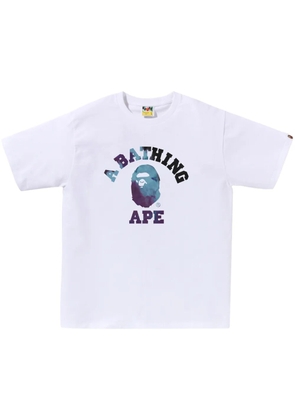 A BATHING APE® logo-print T-shirt - White