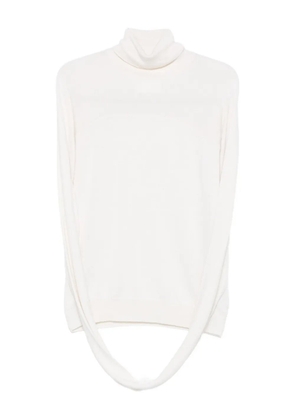 Maison Martin Margiela Pre-Owned 1990s turtleneck wool sweater - White