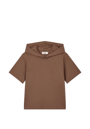 TOMBOY short-sleeve hoodie - Brown