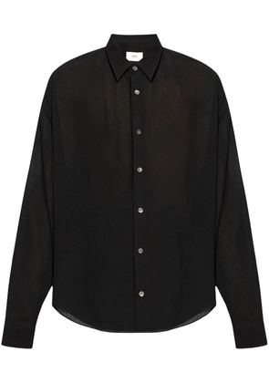 AMI Paris Ami de Coeur button-up shirt - Black