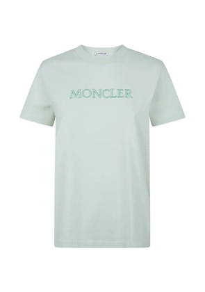Moncler logo-embroidered T-shirt - Green