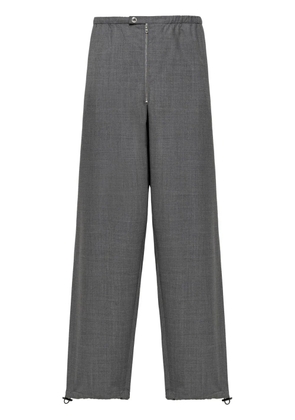 Prada virgin-wool tailored trousers - Grey