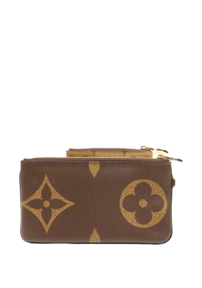 Louis Vuitton Pre-Owned Monogram Reverse Pochette Trio clutch bag - Brown