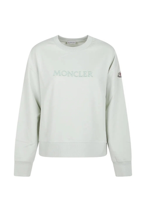 Moncler logo-embroidered sweater - Green