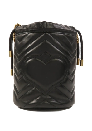 Gucci Pre-Owned mini GG Marmont bucket bag - Black