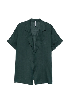 Liviana Conti short-sleeved notched-lapels jacket - Green