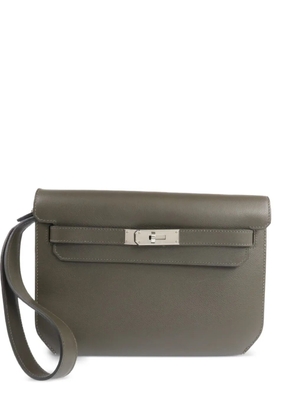 Hermès Pre-Owned 25 Kelly Dépêches clutch bag - Grey