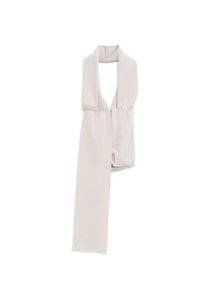 Paloma Wool Nedel halterneck draped top - Neutrals