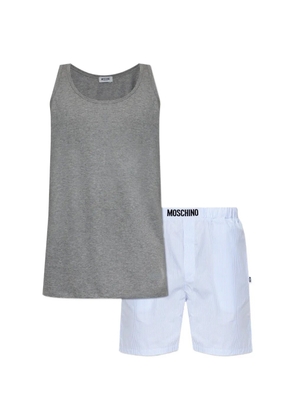 Moschino striped pajama set (set of two) - Grey