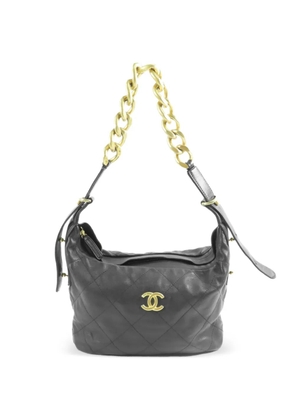 CHANEL Pre-Owned CC diamond-quilted tote bag - Black