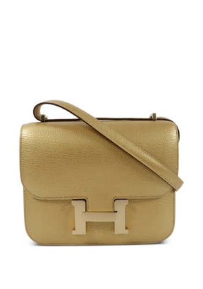 Hermès Pre-Owned 2024 mini Constance cross body bag - Gold