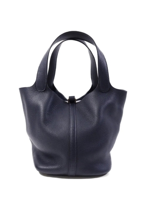 Hermès Pre-Owned MM Picotin bucket bag - Blue