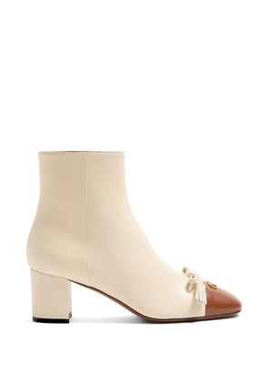 Valentino Garavani Valet Du Roi kidskin leather ankle boots 60mm - Neutrals