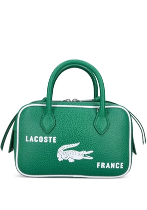 Lacoste logo-print pebbled tote bag - Green