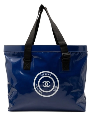 CHANEL Pre-Owned 2000-2002 CC Vinyl tote bag - Black
