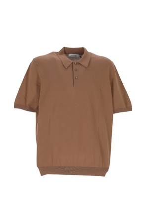 Gran Sasso short-sleeve polo shirt - Brown