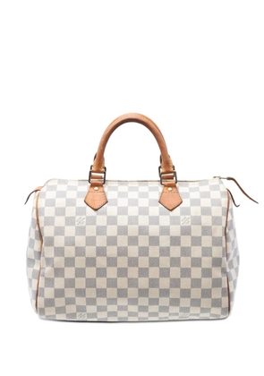 Louis Vuitton Pre-Owned 2009 Damier Azur Speedy 30 boston bag - White