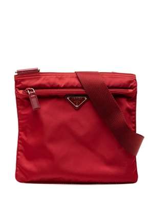 Prada Pre-Owned 2013-2026 Tessuto Zip Top crossbody bag - Red