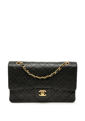 CHANEL Pre-Owned 1989-1991 Medium Classic Lambskin Double Flap shoulder bag - Black