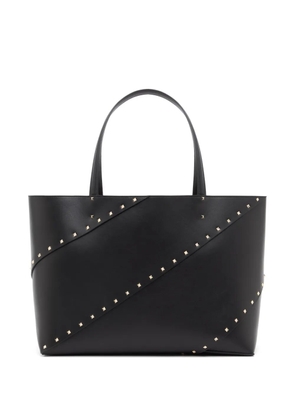 Valentino Garavani Rockstud Wispy calfskin shopping bag - Black