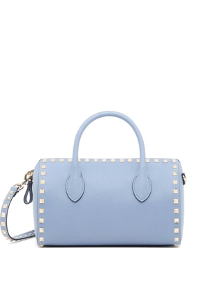 Valentino Garavani Rockstud handbag in grainy calfskin - Blue