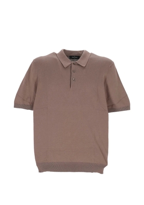 Gran Sasso short-sleeve polo shirt - Neutrals