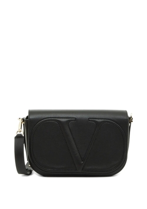 Valentino Garavani VLogo Walk calfskin shoulder bag - Black