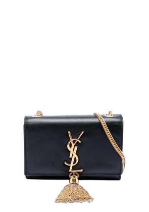 Saint Laurent Pre-Owned 2000-2025 Small Leather Monogram Kate Tassel crossbody bag - Black