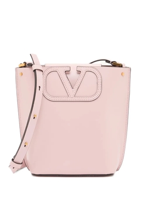 Valentino Garavani Fill Me calfskin small bucket bag - Pink