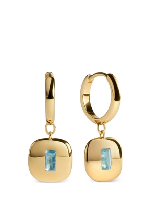 Monica Vinader Gemdrop hoop earrings - Gold