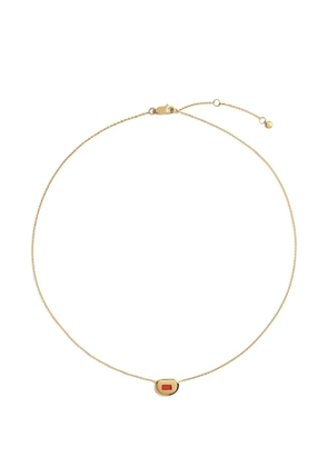 Monica Vinader Gemdrop onyx necklace - Gold